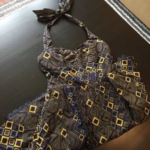 Adorable Anthropologie  halter dress